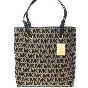Michael Kors Jet Set Signature Jacquard Tote